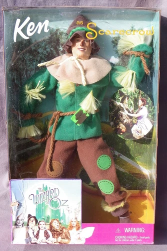 KEN as SCARECROW Barbie The Wizard OZ magicien épouvantail 1999 Mattel 25816 NEW