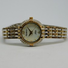 Armitron Now 75/3395 Two-Tone Quartz Analog Women's Watch Sz. 6 3/4" New Battery