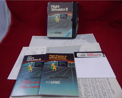 Apple 2: Flight Simulator 2  II - subiLogic 1983