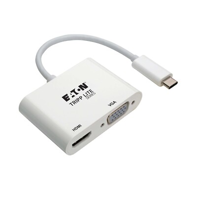 USB-C to HDMI / VGA Multiport Adapter Converter External Monitor Cable 4K Type C