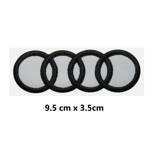 AUDI Car Brand logo patch motor sports Embroidered iron on sew on patches - 第 1/3 張圖片