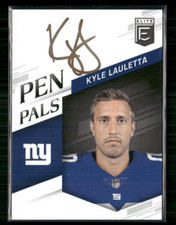 Kyle Lauletta 2018 Elite Pen Pals Gold Ink Auto