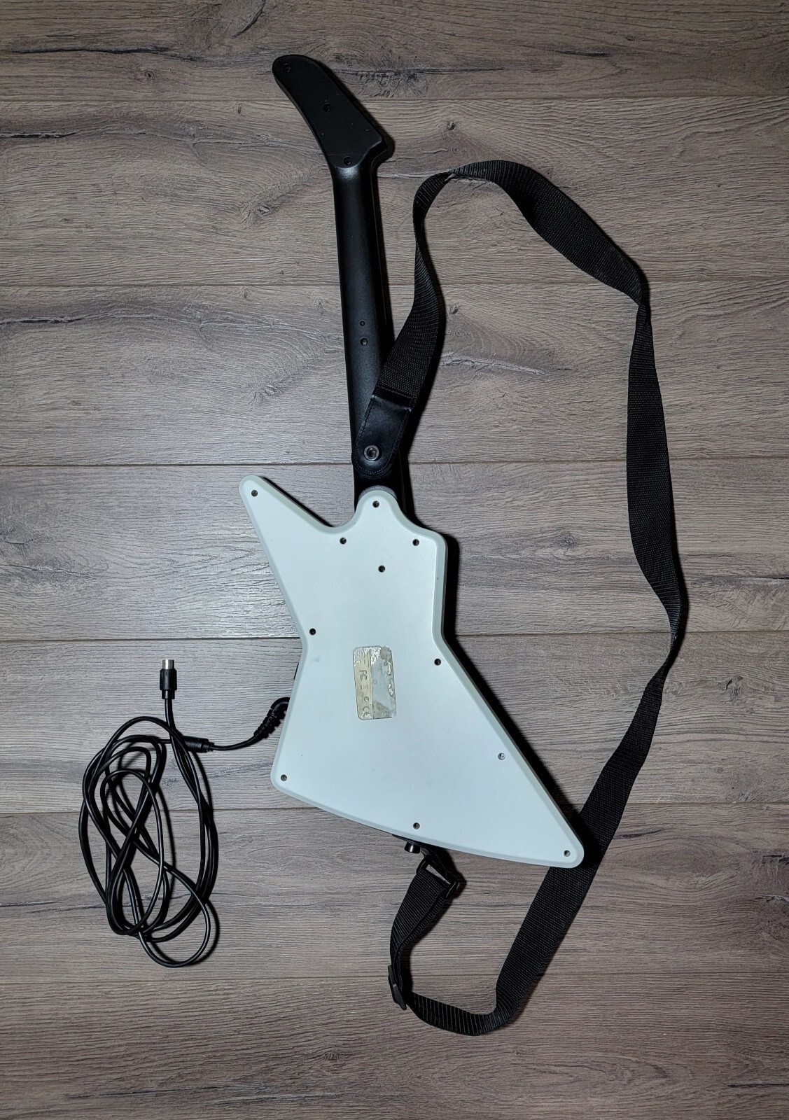 Guitar Hero Xplorer Xbox 360 Red Octane Wired Guitar with guitar strap