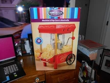 NOSTALGIA ELECTRICS KETTLE POPCORN MAKER MAKES MORE THAN 10 CUPS SEALED FREE SH!