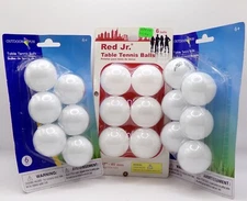 3 Packs Of Table Tennis/Ping Pong Balls 18 Balls 40 mm Regulation Size Brand New