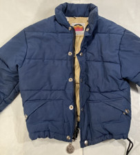 Vintage Kids Small Miller Miller Miller Outerwear Outerwear Blue Puffer Coat