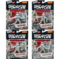 Figures Comic Book Teenage Mutant Ninja Turtles Black White Tmnt Playmates 81029