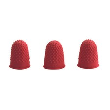 Quality Thimblettes Rubber Thimblette Red Size 00 14mm Finger Cone Thimbles