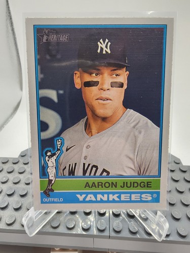 2025 Topps Heritage Alternate Cartoon Variation Aaron Judge (#3) Yankees SP