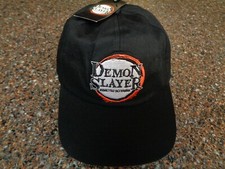 Demon Slayer Hat Strapback OSFM Black Adjustable Buckle Brand New Official