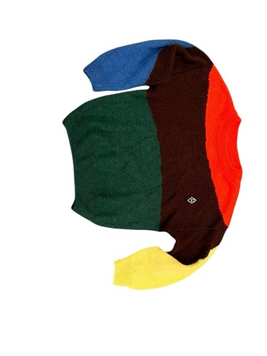 Kids THE ANIMALS OBSERVATORY Geo Bull Pullover Sweater Multicolor Logo Alpaca 8 - Picture 18 of 23