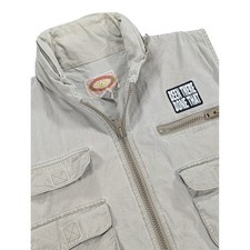 Banana Republic Mill Valley Safari Photojournalist Vest Mens L Tan Vintage 80s