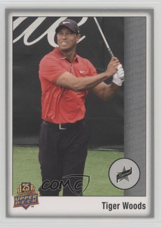 2014 Upper Deck 25th Anniversary Tiger Woods #44 1h6a