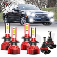 For Mercedes-benz E350 2006-2012 6x Combo H7 H7 Led Headlight H11 Fog Bulbs For Mercedes-benz E350 2006-2012 6x Combo H7 H7 Led Headlight H11 Fog Bulbs