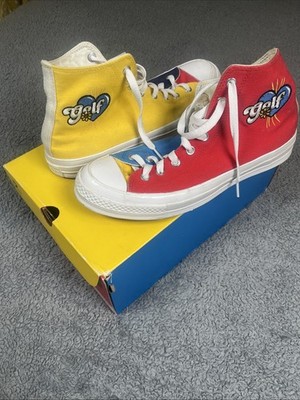 Converse Golf Wang x Chuck 70 High 'Tri-Panel' 169910C Men's Shoes Size 