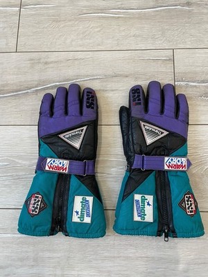 Vintage Motorbike Racing IXS Gloves Motorcycle Leather Glove Rider