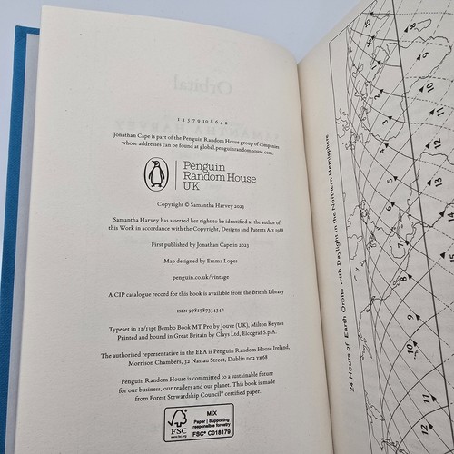 Orbital by Samantha Harvey - Hardback 2023 - 1st Printing True First Edition - Picture 13 of 19
