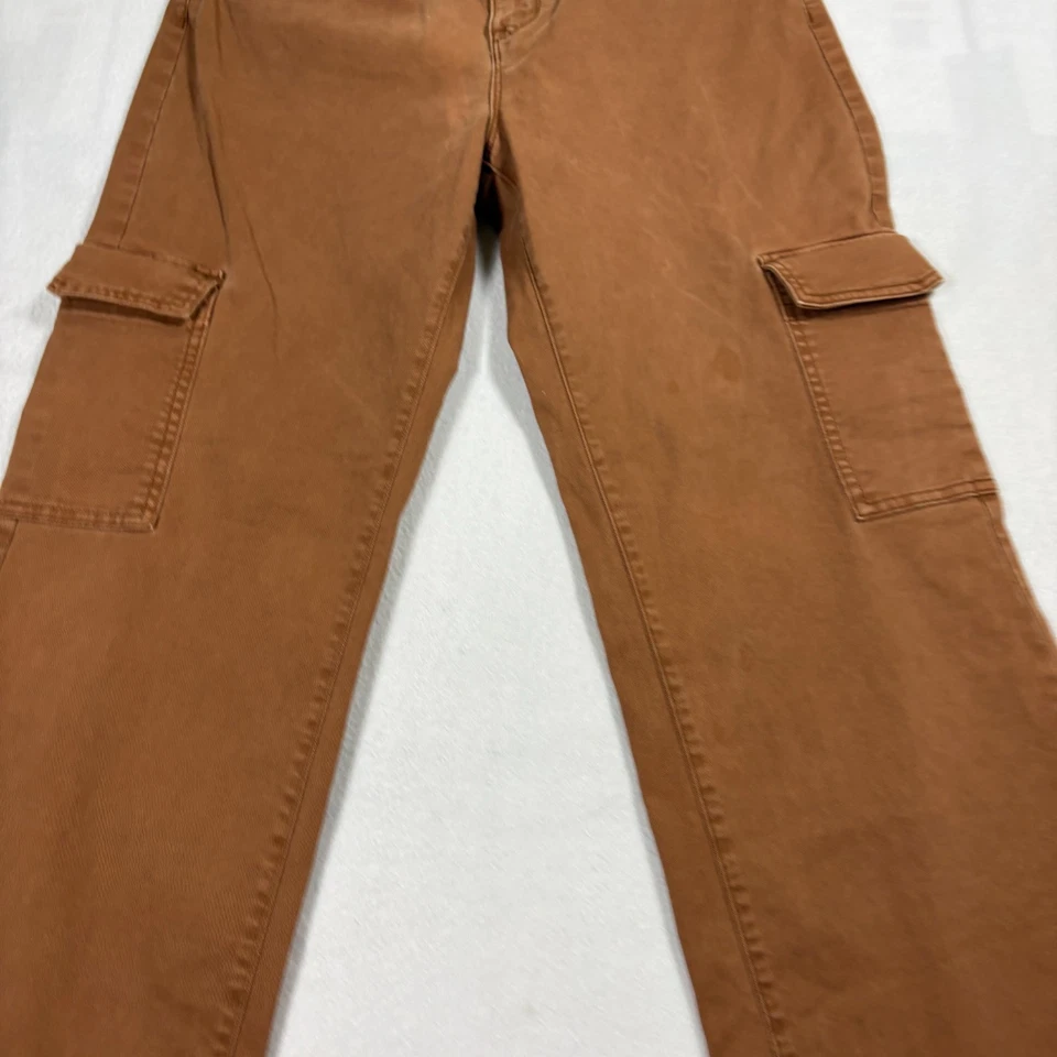 Sanctuary 女式工装裤 29 码棕色实用直筒 Y2K 街头服饰 — 第 2/4 张图片