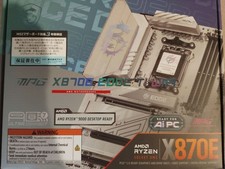 MSI MPG X870E EDGE TI WIFI ATX Motherboard AMD AM5 Ryzen 9000 DDR5 PCIe 5.0 New