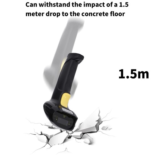 Barcode Scanner Wired Lasers Fast Stable Sensitive Accurate Ergonomic Hand DE - Afbeelding 11 van 22