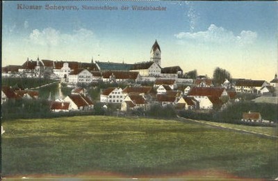 Scheyern Monastery Castle unused approx. 1920