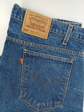 Vintage Levi Strauss  Co 505 Mens 40x30 Orange Tab Blue Denim Jeans