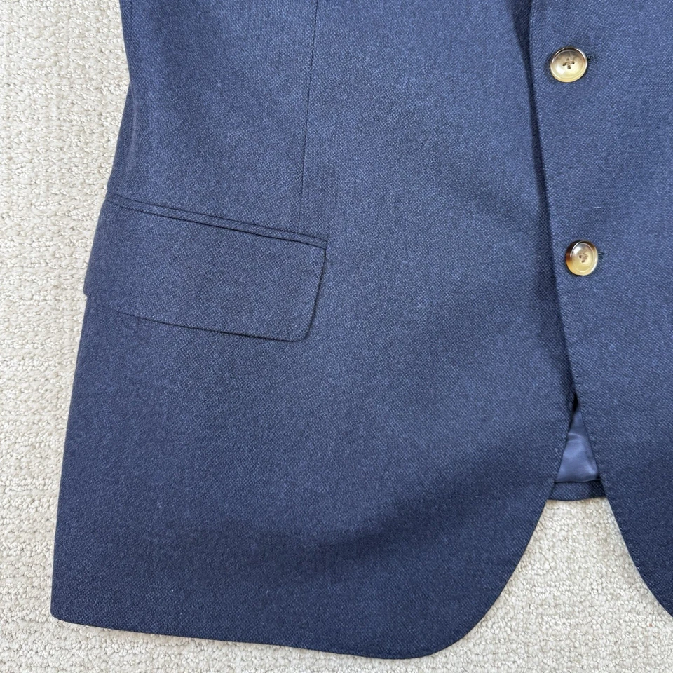Blazer de dos botones de lana azul 46R Vineyard Vines para hombre chaqueta de costo deportivo Foto 4 de 4