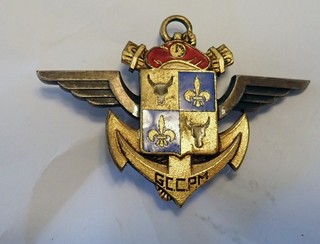 Insigne colo groupe colonial commandos parachutistes Madagascar