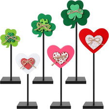 Valentine  S Day St. Patrick S Day Decorations Wooden Sign on Stand Valentines De
