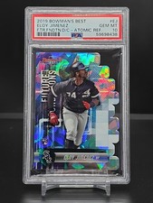 ELOY JIMENEZ 2019 Bowman's Best ATOMIC REFRACTOR ROOKIE RC PSA 10 GEM MINT POP 9