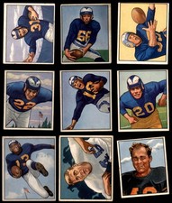 1950 Bowman Los Angeles Rams Team Set 4.5 - VG/EX+ 3739022