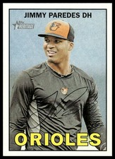 2016 Topps Heritage #198 Jimmy Paredes Baltimore Orioles NM+