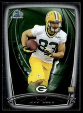 2014 Bowman Chrome Jeff Janis Rookie Green Bay Packers #214
