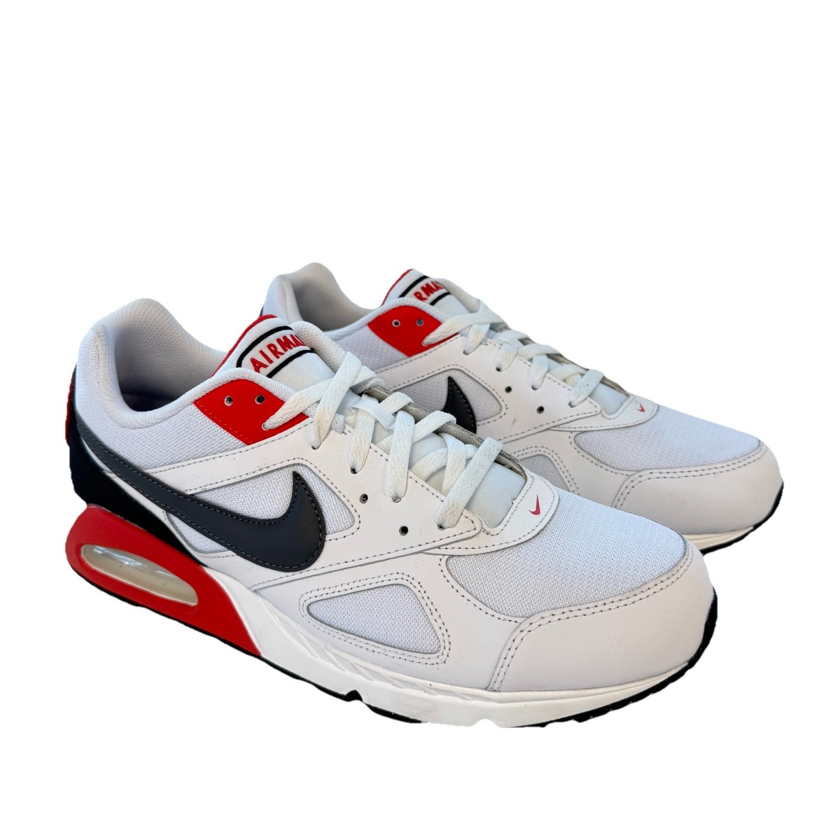 Nike Air Max IVO Men’s Trainers Size UK 11 White/ Black/ Red New