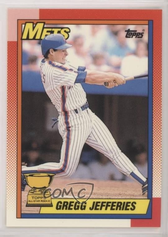 1990 Topps Box Set Collector's Edition (Tiffany) Gregg Jefferies #457 1ku6