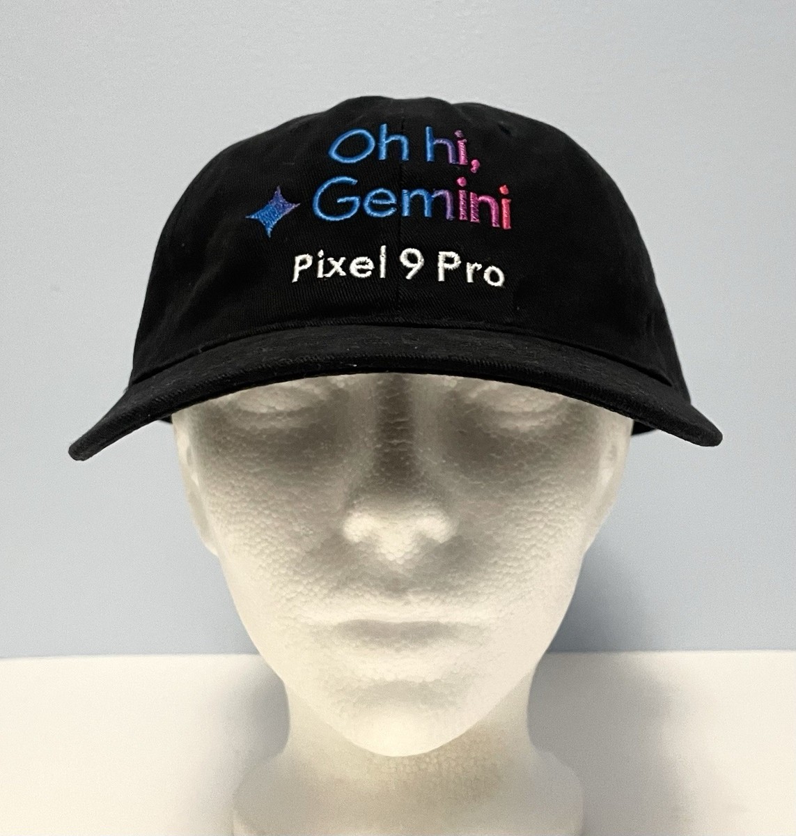Oh Hi Gemini Google Pixel 9 Pro Hat Black Adjustable Baseball Cap