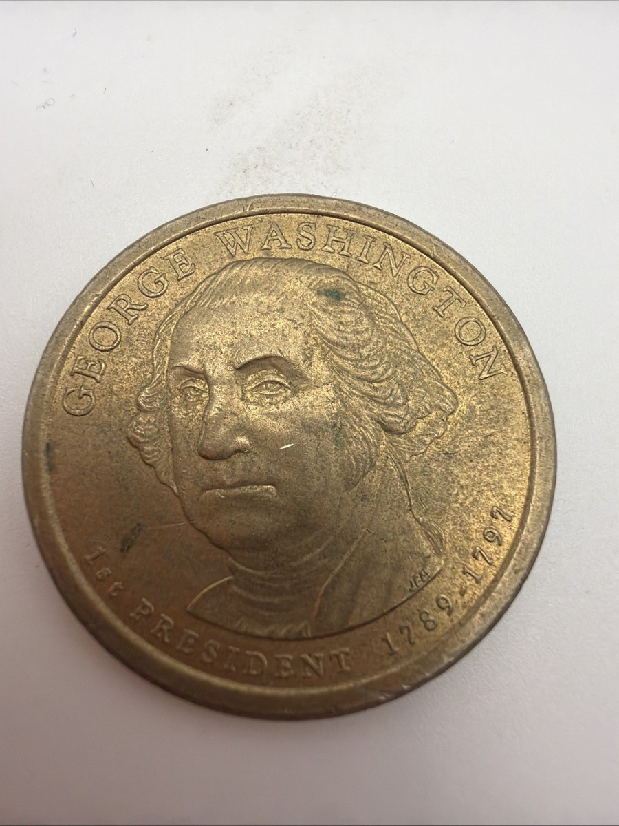 ジョージ・ワシントン初代大統領ドル硬貨(1789〜1797年) George Washington Dollar Coin 1789-1797 Super Rare Collectible | eBay