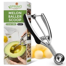 Extra Small Cookie Scoop Stainless Steel Melon Baller Baking Scooper Spring L
