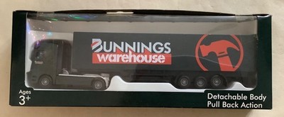 BUNNINGS LAGER MODELL-LKW MIT ABNEHMBAREM AUFBAU & AUSZIEHBARER AKTION