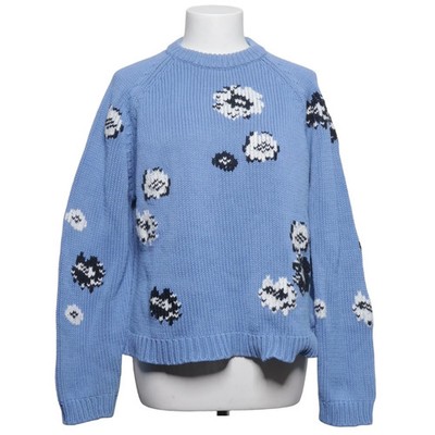 Carin Wester, Strickpullover, Größe: M, Blau/Weiß/Schwarz, Baumwolle #kT9