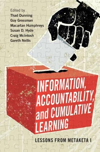 Information Accountability and Cumulative Learning by Thad Dunning PAPERBACK - Image 3