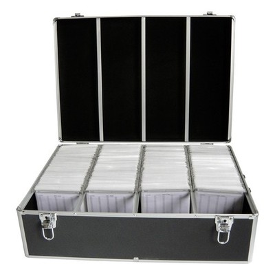 MediaRange DJ Case DJ Koffer schwarz für 1000 CD / DVD / BD Aufbewahrungs Koffer