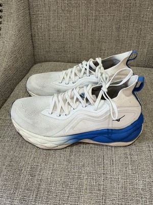 Men s Mizuno Wave Neo Ultra Running Shoes White/Blue Size 10