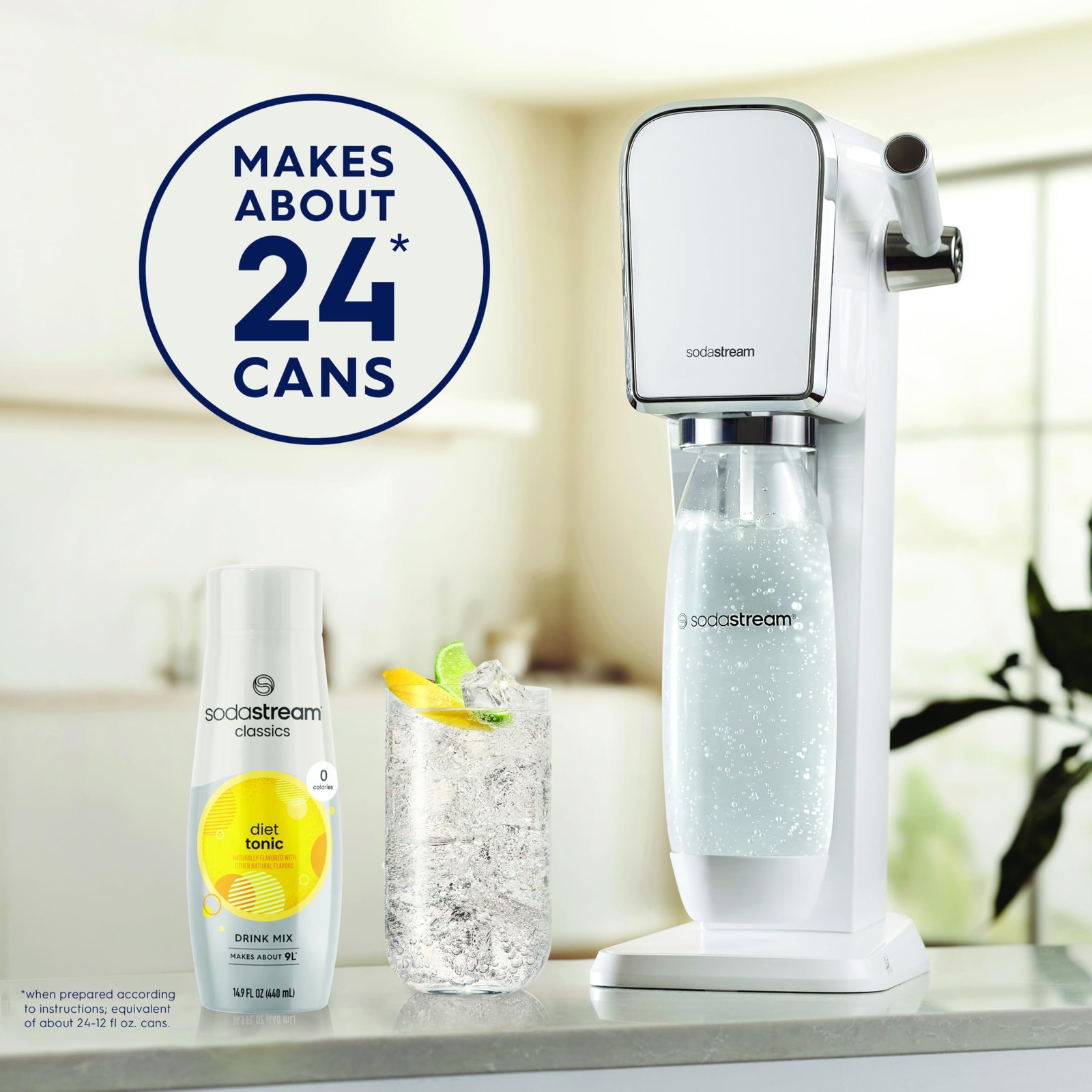 Sodastream Diet Tonic, 440Ml 4-Pack