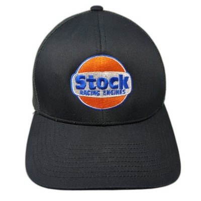 Stock Racing Engines Snapback Trucker Hat Black One Size Pacific Headwear