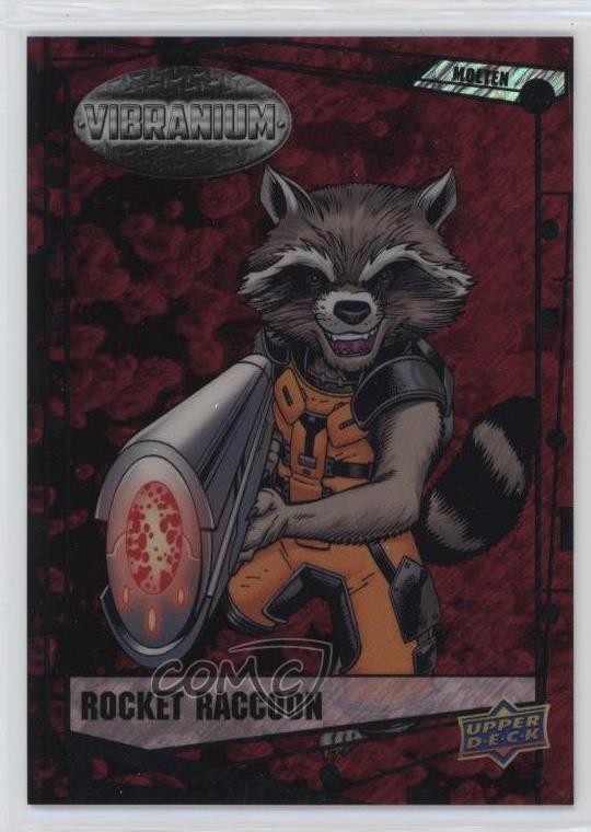 2015 Upper Deck Marvel Vibranium Molten Vibranium 148/299 Rocket Raccoon #9 i1f