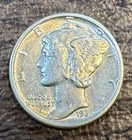 1937 P Mercury Dime Silver Circulated Business Strike Uncertified