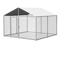 TIME RAY 7.5x7.5FT Outdoor Dog Kennel   Heavy Duty Enclosure w/ Cover