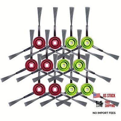 12 Packs Side Brush Compatible with Ecovacs Deebot OZMO 950, 920, T5, T8, T9, 