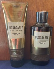 Bath Body Works Men's Collection HONORABLE 3-In-1 Body Wash and Body Cream NEW
